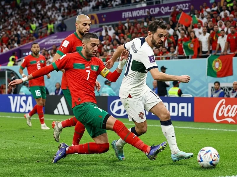 Ziyech góp sức vào hành trình lịch sử của Morocco tại World Cup 2022.